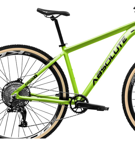 Bike Aro 29 Absolute Nero 5 12v Shimano Deore F. Hidráulico Cor Verde