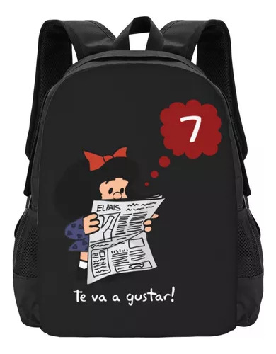 Mochila Mafalda Para Niñas Y Niños Mochilas De Viaje Para