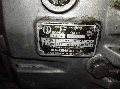 Renault Caja Zf De 4ta Ika Renault