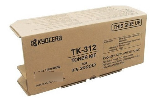 Tóner Kyocera Generico Tk-312 Negro Fs-2000d