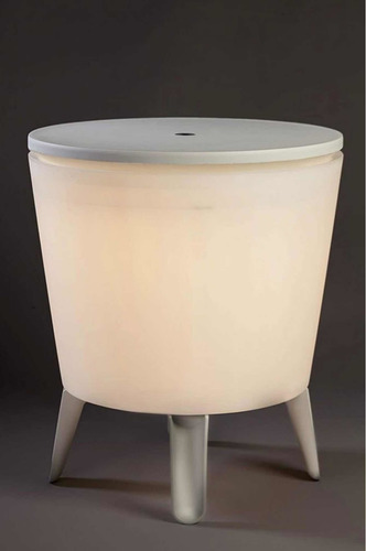 Mesa Hielera Cool Bar Illuminated C/ Luz Led Recargable