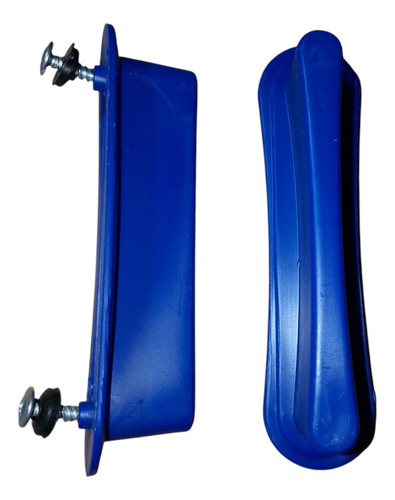 Manija Azul Inyectada Curva Freezer Inelro