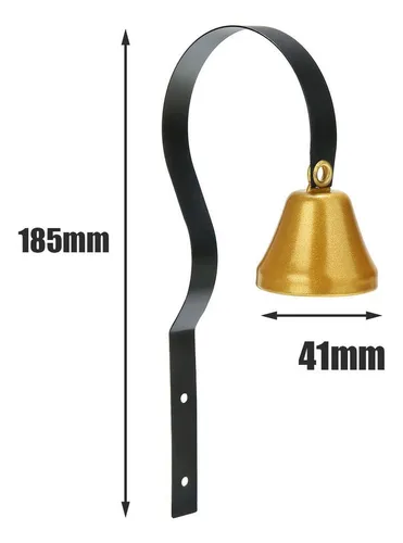 Campainha Retrô De Metal Shopkeepers Bell Montada Na Parede