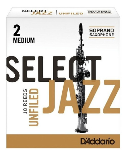 Caña Daddario Woodwinds Rrs10ssx2m Jazz Select Saxo Soprano