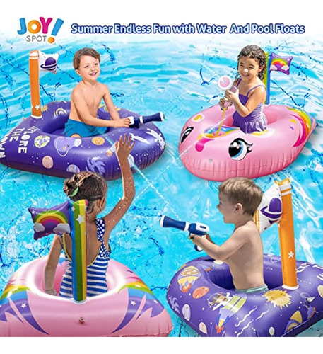 Kids Pool Float With Water Gun - Inflatable Pool