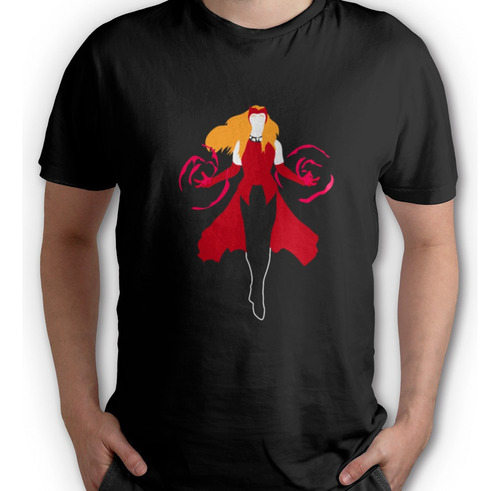 Polera Wanda Scarlet Witch Marvel 100% Algodón