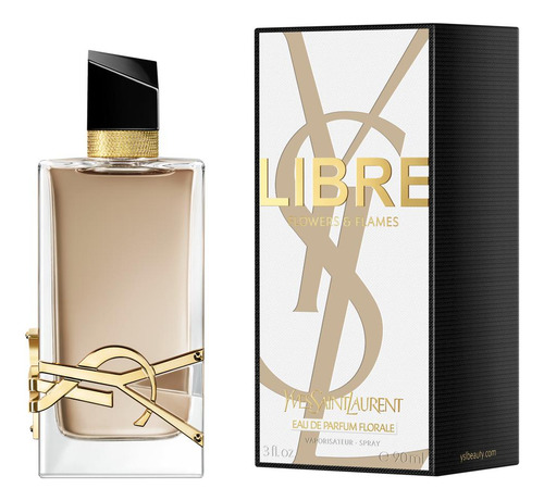 Perfume Yves Saint Laurent Libre Flowers & Flames Edp 90ml
