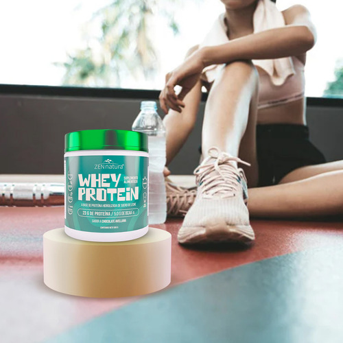 Whey Protein 23 G Proteina 5 G Bcaa De 500 Gr Chocolate Sabor CHOCO AVELLADA