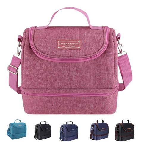 Imagem 1 de 6 de Bolsa Térmica Academia 2 Compartimentos Masculina Marmita