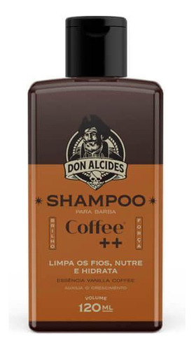Kit 2x Balm E 1x Shampoo Para Barba - Coffee - Don Alcides