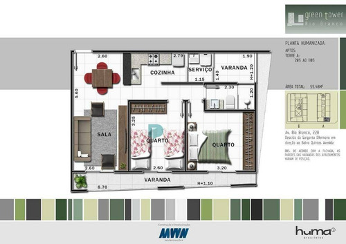 Imagem 23 de 30 de Apartamento 2 Quartos, 1 Vaga De Garagem - Quintas Das Avenidas - Juiz De Fora - Ap0423