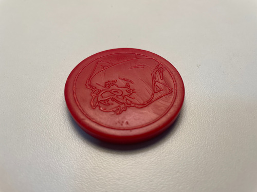 Master Tazo Looney Tunes Elma Chips Ótimo Taz Vermelho