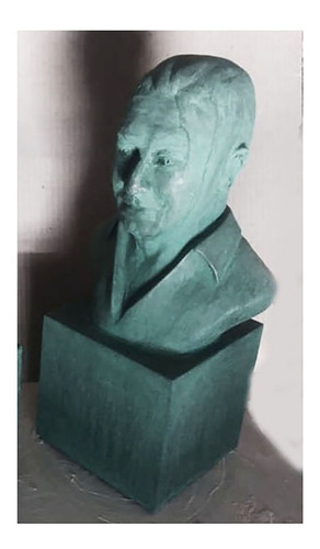 Juan Peron, Busto 35cm (copia Del Llevado Al Aconcagua)