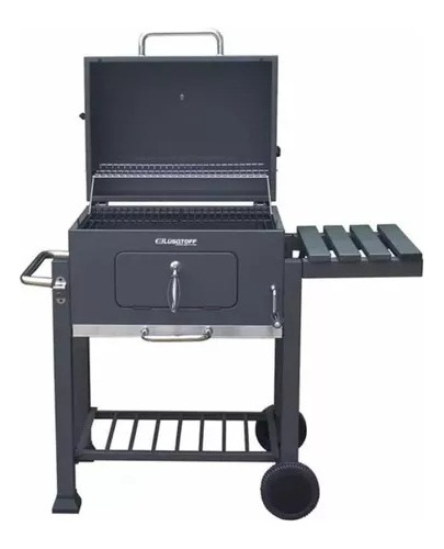 Brasero Parrilla Lüsqtoff Carbón Móvil Ruedas Asador Par-61