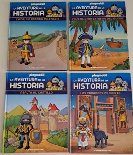 Libro Playmobil Aventura De La Histor Pirata China Egipto (Usado)
