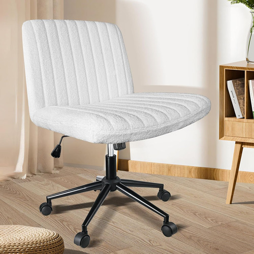 Silla De Escritorio De Oficina Sin Brazos Con Ruedas, Modern