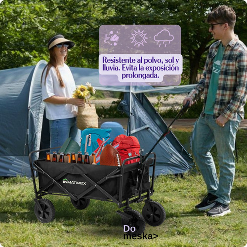 Carrito Portatil Multiuso Para Mascota, Niños,playa Inmatmex