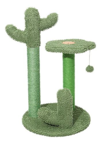 Cactus Cat Scratcher Tower Com Play Ball E Cama Premium