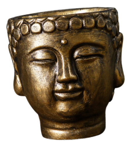 Macetero Con Cabeza De Buda, Macetero De Cemento, Maceta