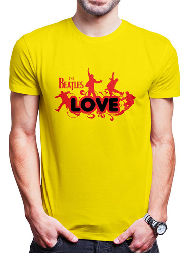 Polo Varon Beatles Love (d0650 Boleto.store)