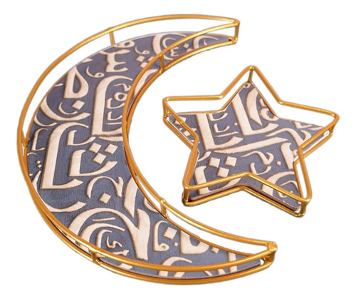 2 Uds. De Platos De Metal Ramadan Para Servir, Estilo C