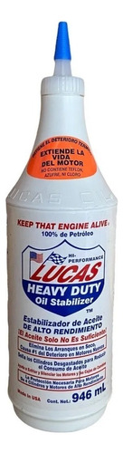 Aditivo Lucas Estabilizador De Aceite Para Motor 946 Ml