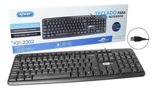 Teclado Knup Kp-2002 Usb Gamer Abnt2