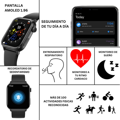 Smartwatch Inteligente Ice Watch Para Niñas Modelo 022801
