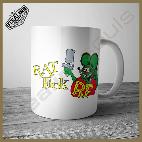 Taza | Hot Rat / Rod #010 | Mooneyes / Rat Fink / Clay Smith
