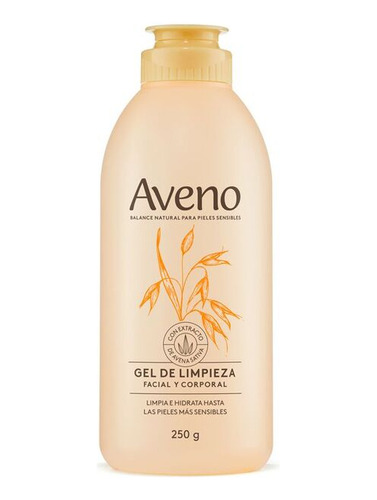 Gel De Limpieza Facial Y Corporal Aveno Extrasuave X 250 G