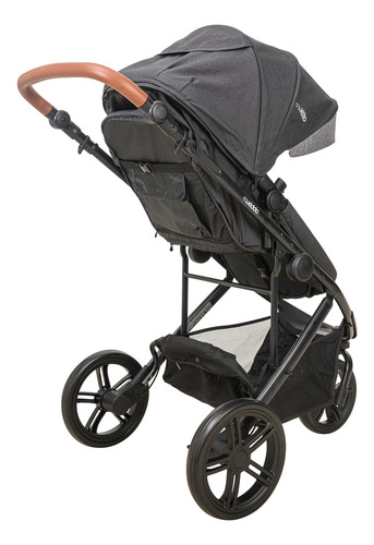Carrinho De Bebê Trek Kiddo Cinza Chumbo