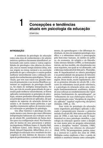 Desenvolvimento Psicológico e Educação: Volume 2: Psicologia da Educação Escolar, de Coll, César. Editorial PENSO EDITORA LTDA.,Alianza Editorial, capa mole em português, 2004