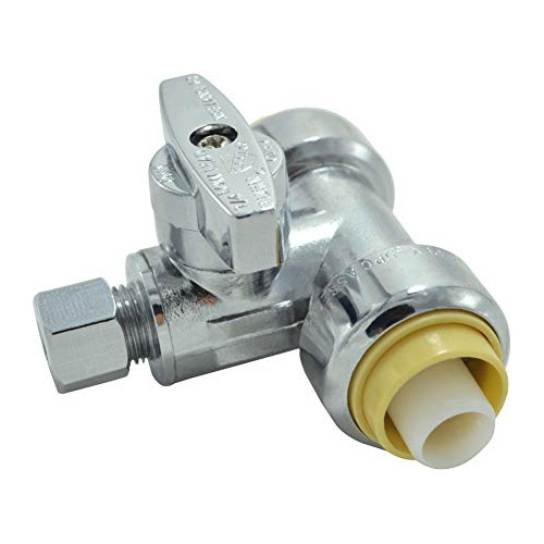 Válvula De Parada T De Servicio, 1/2 Pulgada X 1/2 Pul...