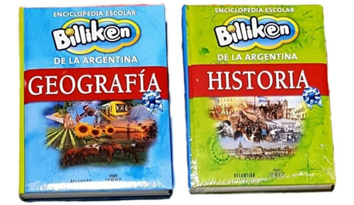 Oferta: 2 Libros Historia + Geografía Argentina - Billiken