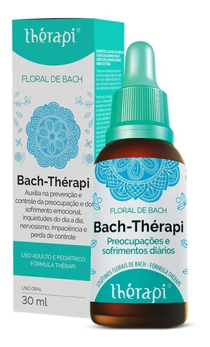 Floral De Bach Controle Da Preocupação - Bach Thérapi 30ml Sabor Natural