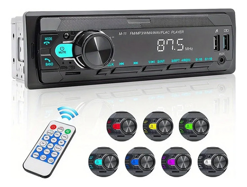 Rádio Multifuncional Estéreo Para Carro Com Leitor De Mp3