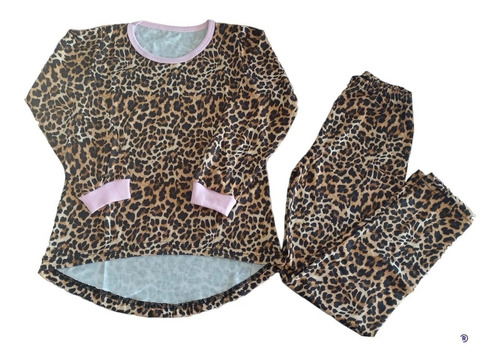 Pijama Animal Print Niñas Teens Invierno Funny Store