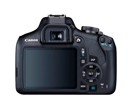 Canon EOS Rebel Kit T7 + lente 18-55mm IS II DSLR color negro