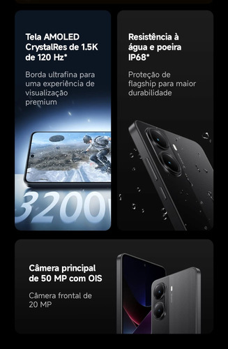 Smartphone Xiaomi Poco X7 Pro 5g 12/256gb Ram Com Nfc Global