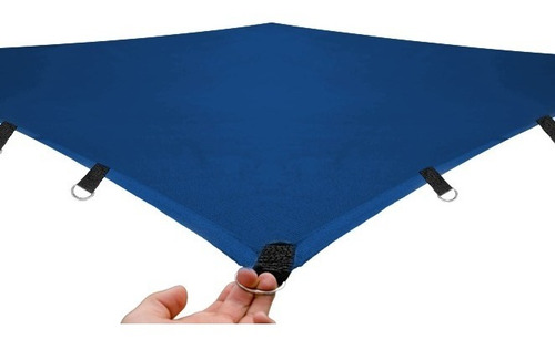 Malla Sombra 90% Raschel Azul De 2mx3m Lista Para Instalar