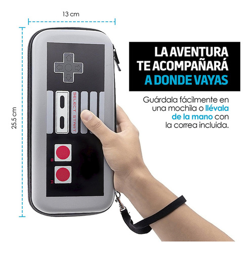 & Redlemon Funda Estuche Protector Retro Nintendo Switch Nes