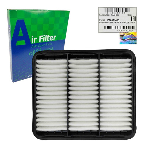 Imagen 5 de 9 de Filtro Aire Motor Chevrolet Spark 2005 2006 2007 Original