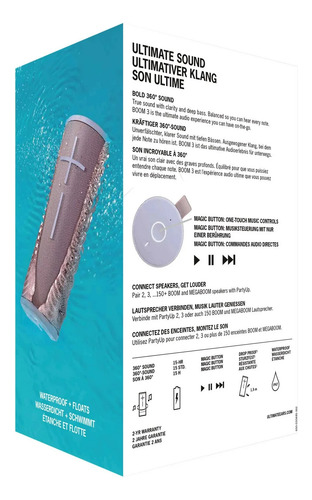 Corneta Bluetooth Ultimate Ears Boom 3 Ip67 Portatil Lavanda