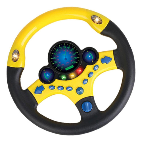' Controlador De Conducción Simulado De Dirección Amarillo