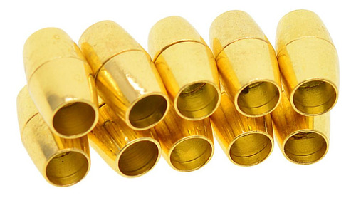 - 10 Sets Barril Cierres Magnéticos Joyería Que Hace 5mm Oro