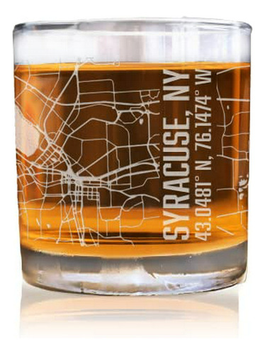 Vasos De Old Fashioneds, Syracuse New York City Map Vaso De 