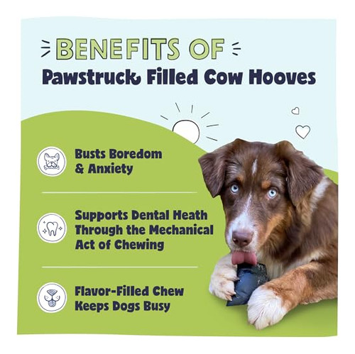 Vaca Pawstruck Natural Cascos Para Perros Fabricado En Los