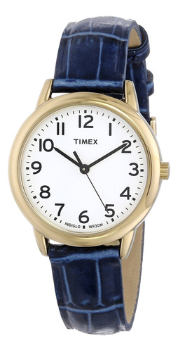 Timex - Reloj De Pulsera Para Mujer Con Correa De Piel, Eas.