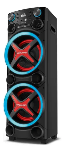 Torre De Som Mondial Tm-2200 Luzes Bluetooth0w Rms App Cor Preto