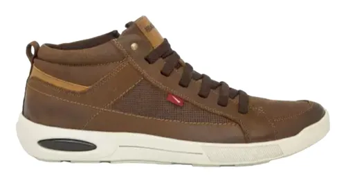 comprar Bota Coturno Masculina Ferracini Cano Curto Ziper Couro 
